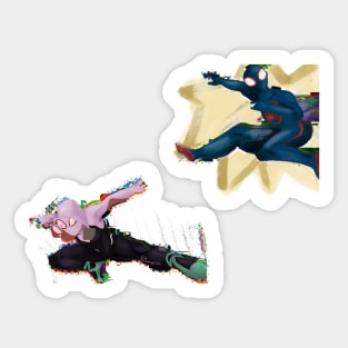 Miles and Gwen Sticker